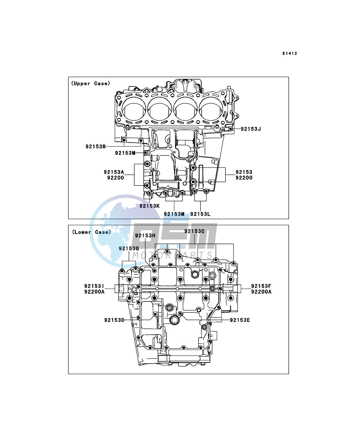 Crankcase Bolt Pattern