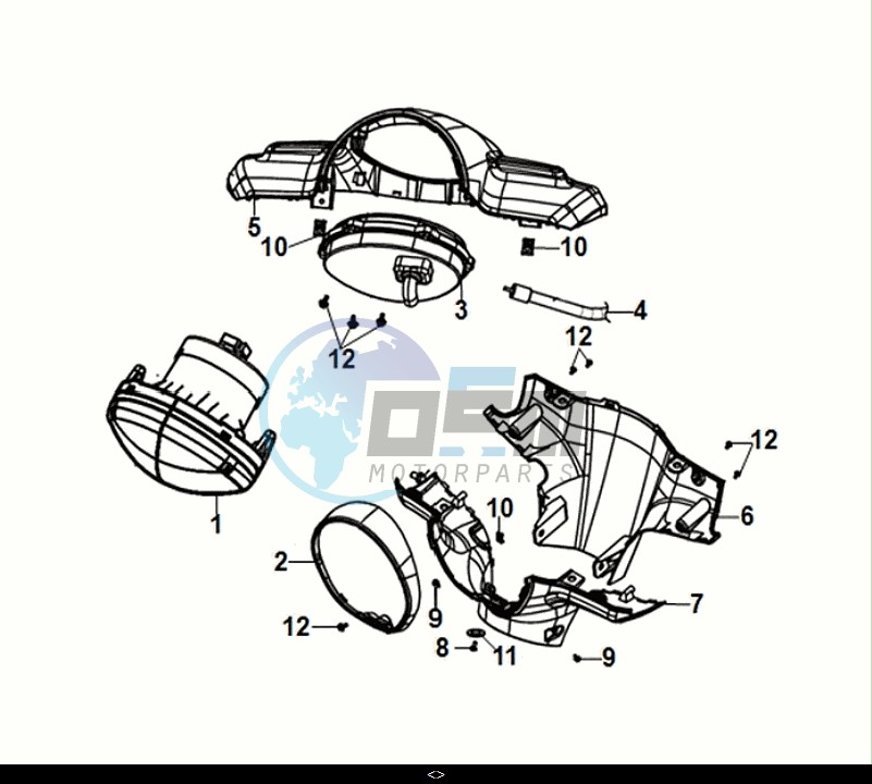 HANDLE COVER HEAD LIGHT