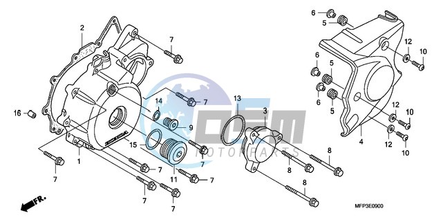 LEFT CRANKCASE COVER