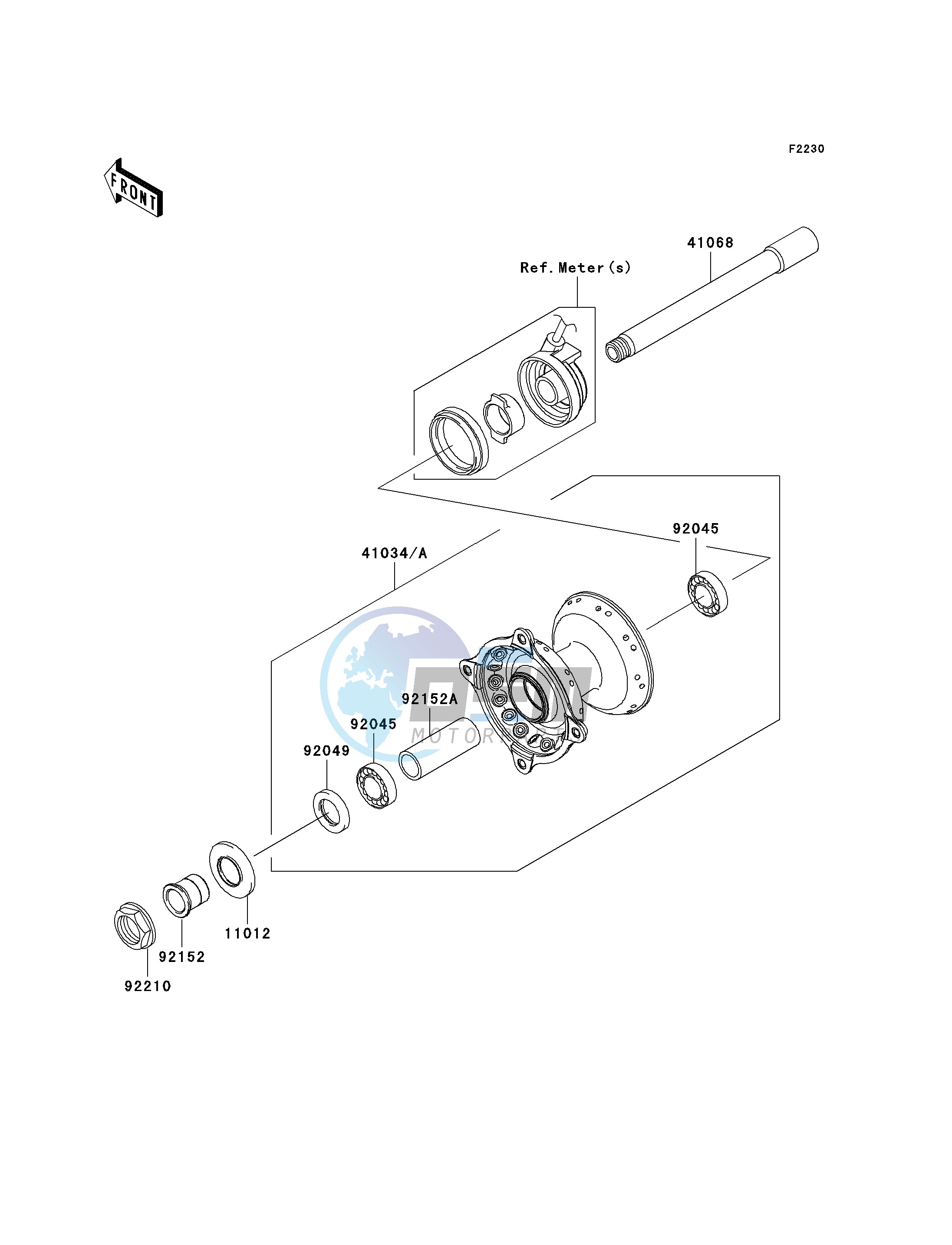 FRONT HUB