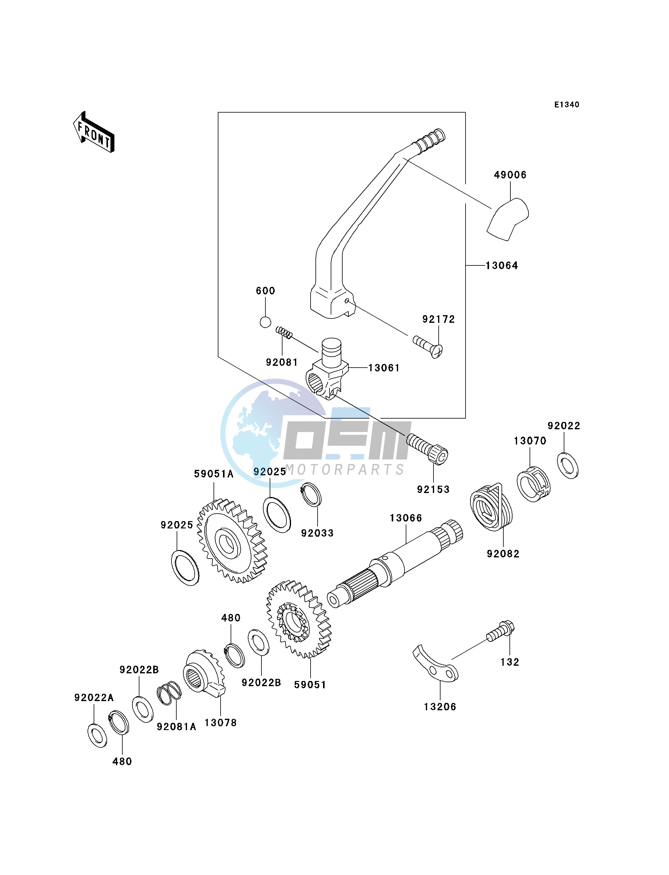 KICKSTARTER MECHANISM