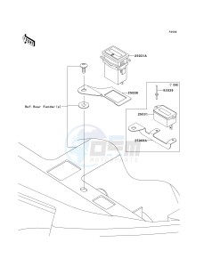 KVF 360 B [PRAIRIE 360] (B6F-B9F) B8F drawing METER-- S- -