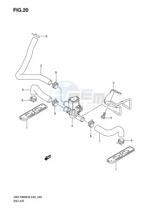 GSX-R600 (E2) drawing 2ND AIR