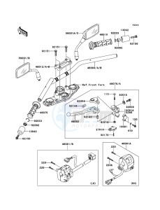 ER-6n ABS ER650B6F GB XX (EU ME A(FRICA) drawing Handlebar