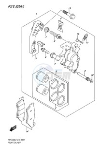 RM-Z450 EU drawing FRONT CALIPER