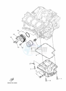 XSR900 MTM850 (BAED) drawing OIL CLEANER