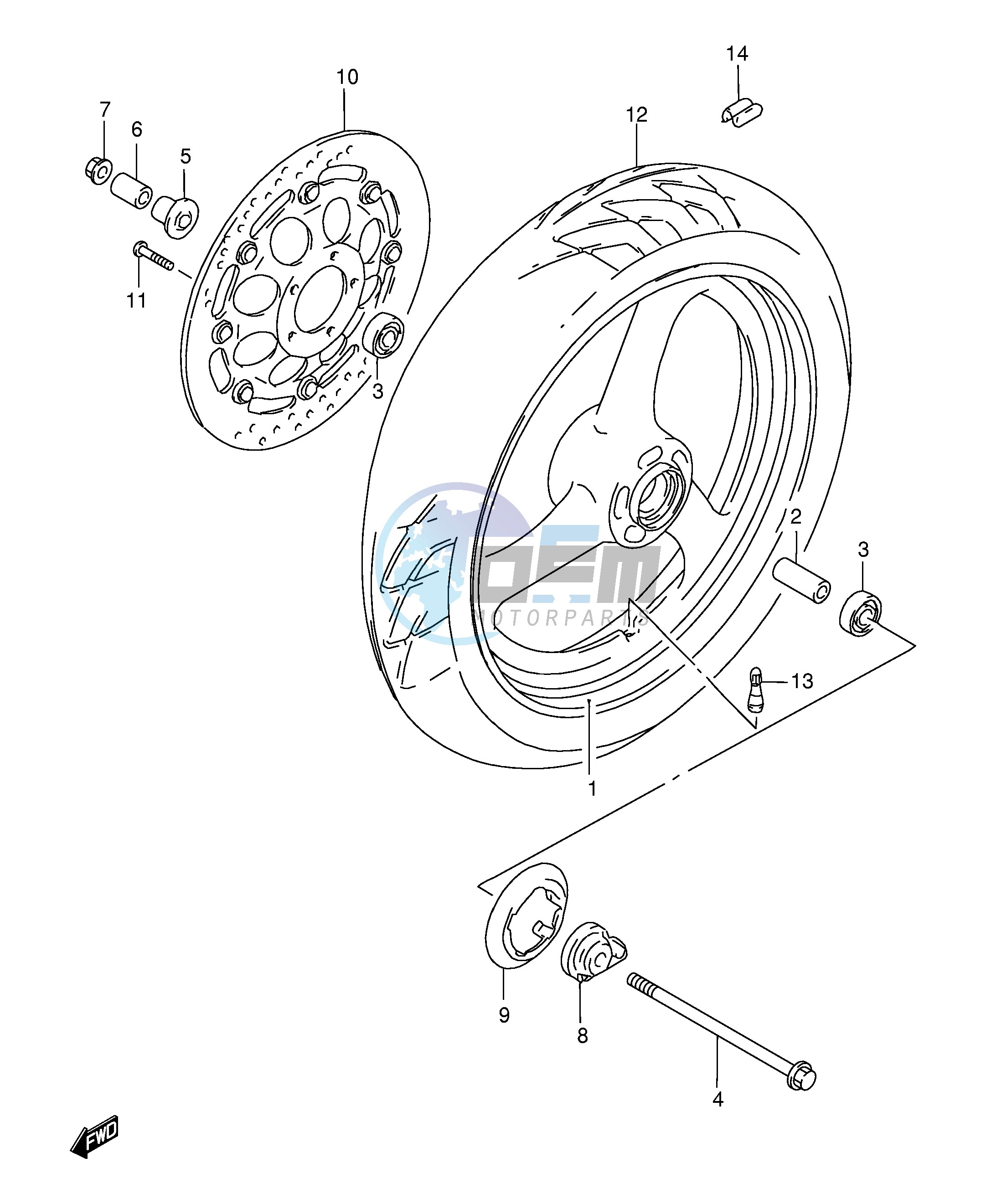 FRONT WHEEL