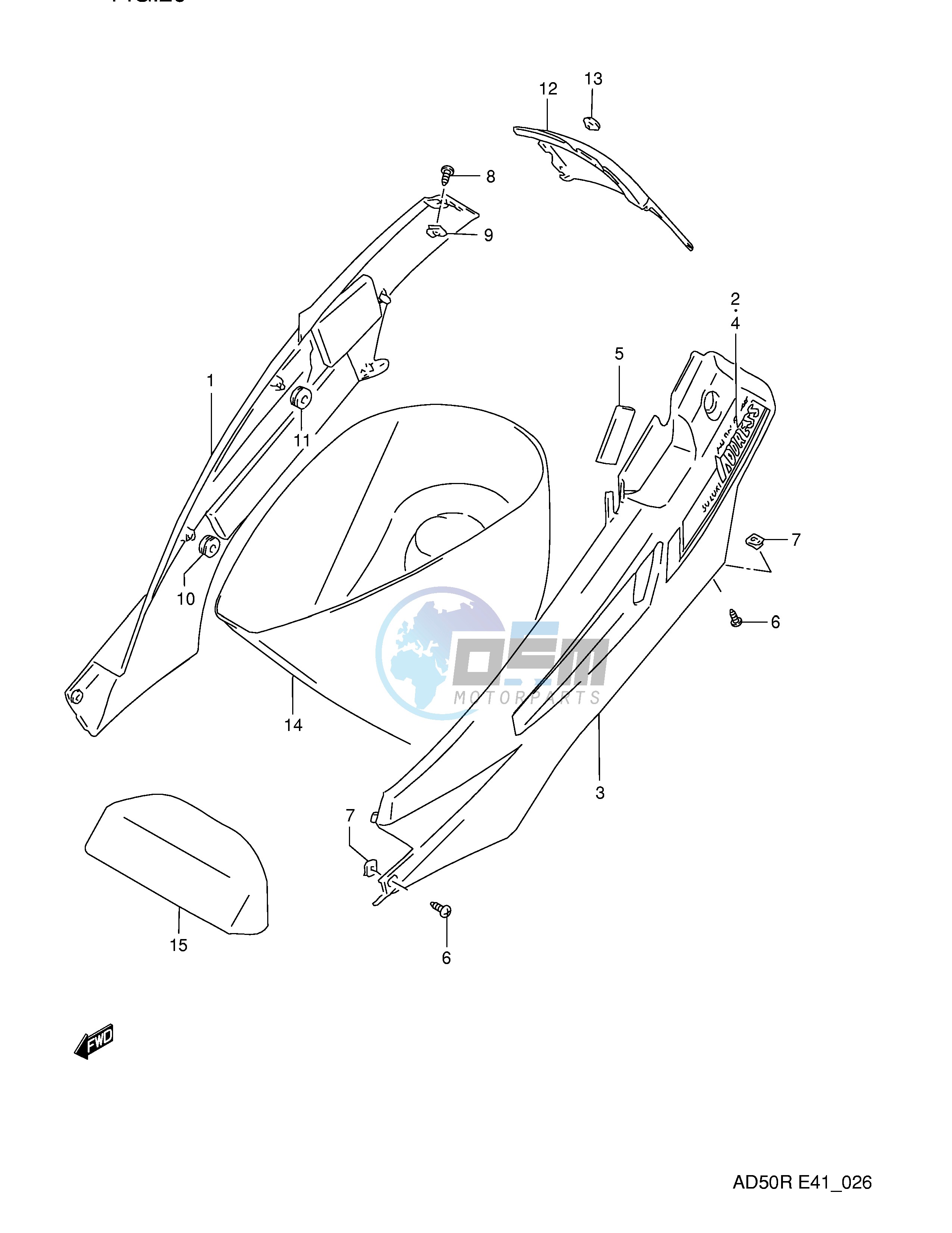 FRAME COVER (MODEL L E41)