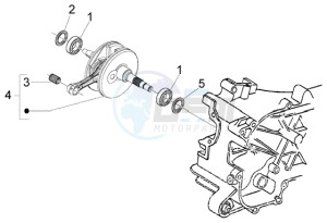 LX 50 2T drawing Crankshaft