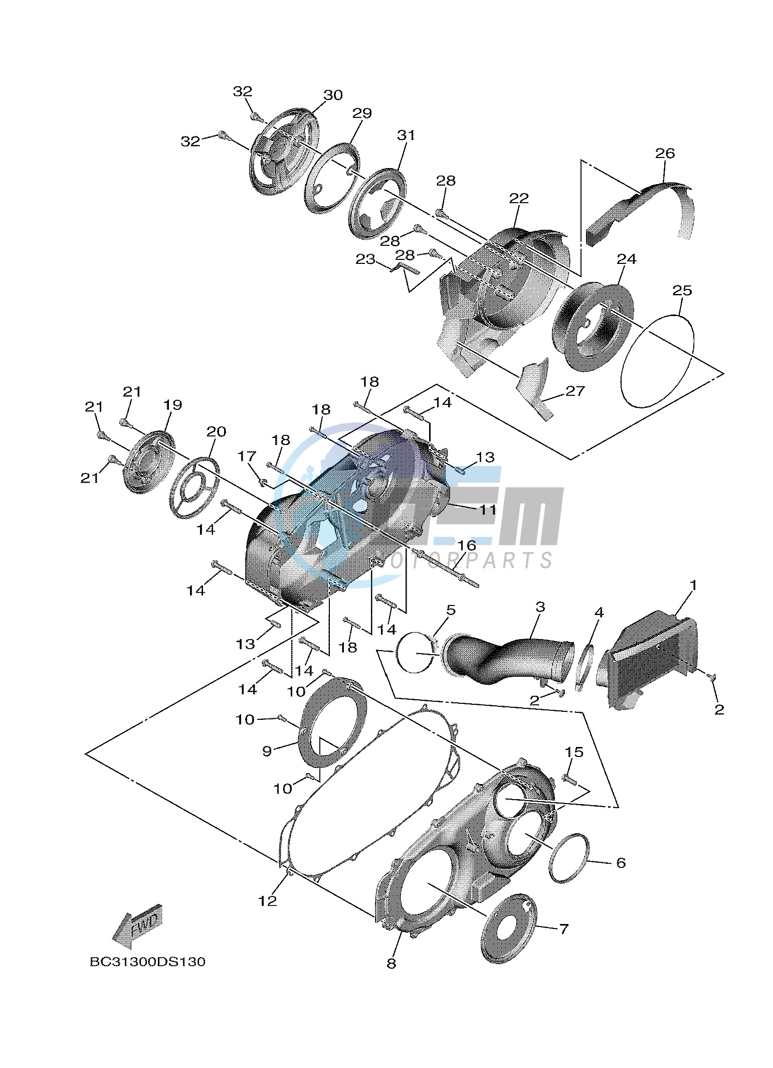 CRANKCASE COVER 2