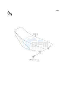 KX 85 A [KX85 MONSTER ENERGY] (A6F - A9FA) A9F drawing SEAT