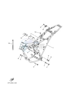 DT125 (3TTN) drawing FRAME