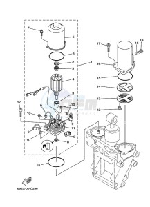 F250TXR drawing TILT-SYSTEM-2