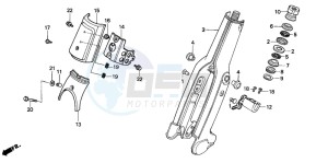 C50S drawing FRONT FORK