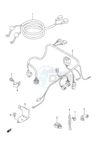 DF 25 V-Twin drawing Harness Remote Control