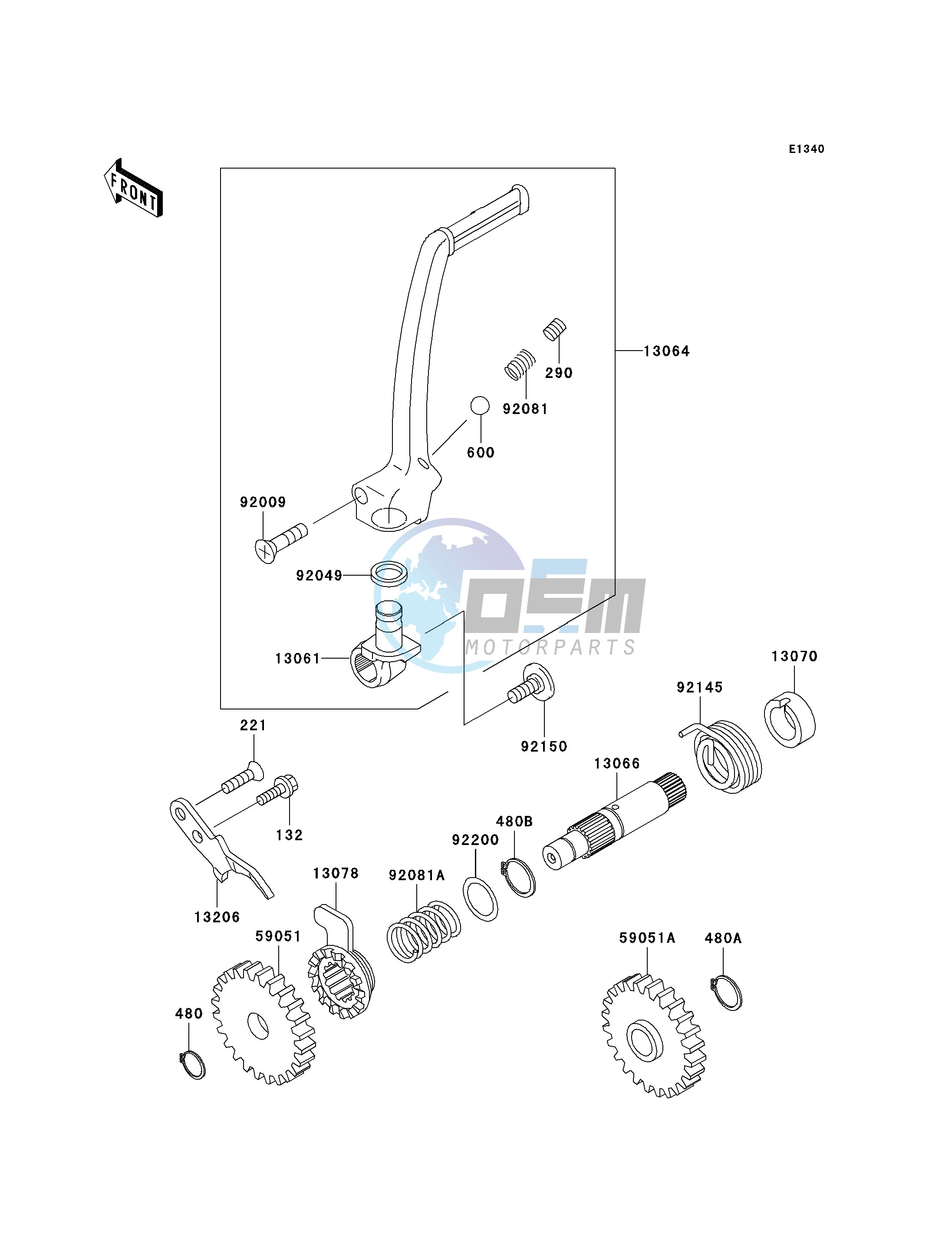 KICKSTARTER MECHANISM