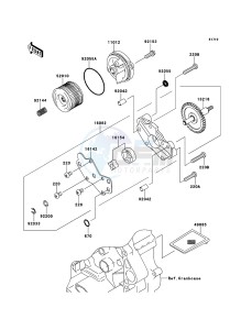 KLX250 KLX250SCF XX (EU ME A(FRICA) drawing Oil Pump