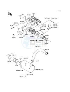 JET_SKI_STX-15F JT1500ACF EU drawing Muffler(s)