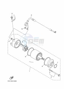 TRACER 900 MTT850 (B5CC) drawing STARTING MOTOR