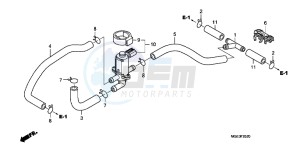 VFR1200FB drawing AIR INJECTION CONTROLVALVE