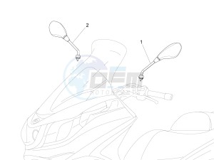 X10 350 4t 4v ie e3 drawing Mirrors