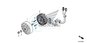 SH125ADD SH125i UK - (E) drawing A.C.G. STARTER