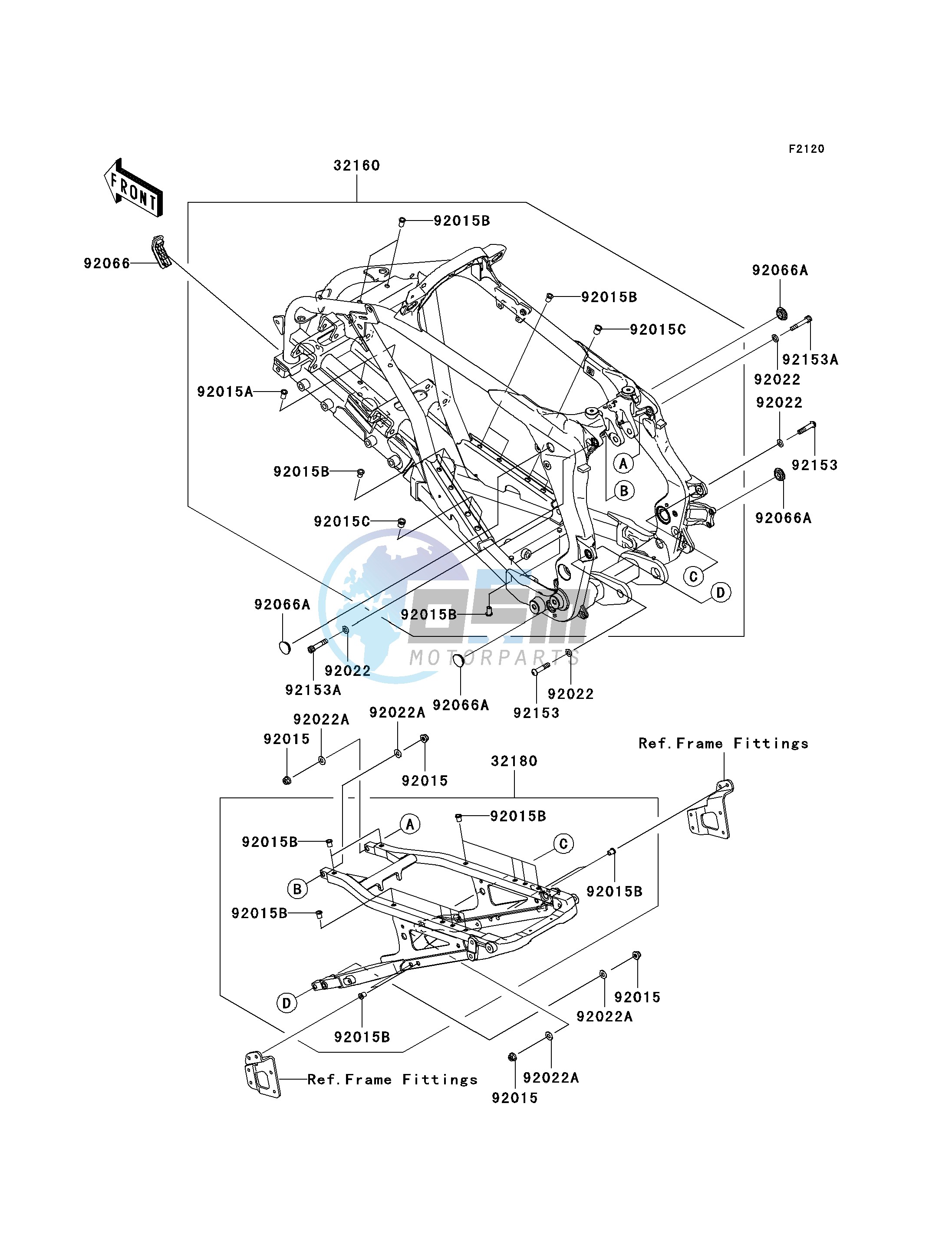 FRAME--  - JKASFGB1 8B509622- -