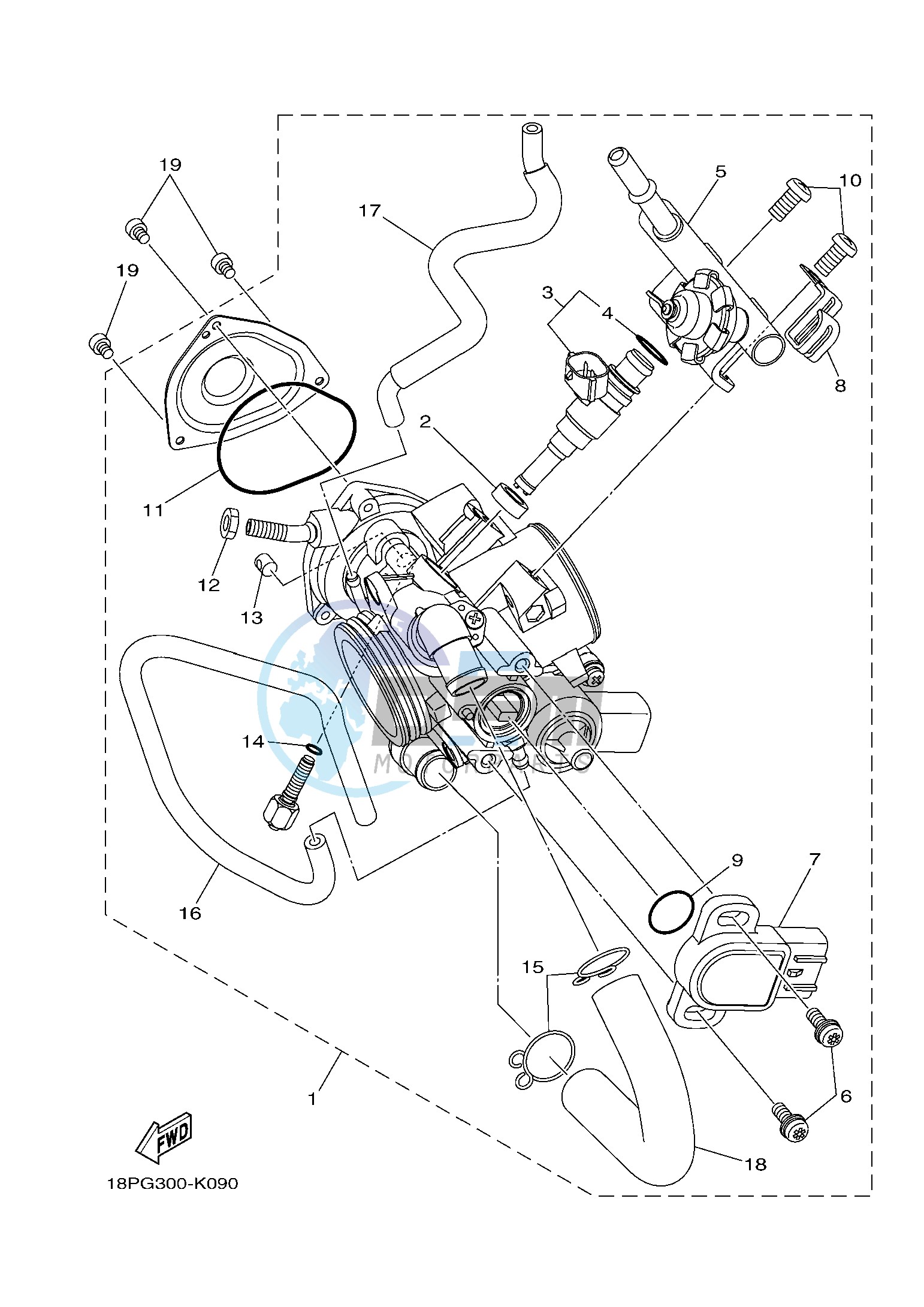 THROTTLE BODY ASSY 1