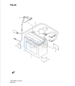 GSX1300R drawing BATTERY (GSX1300RL1 E19)