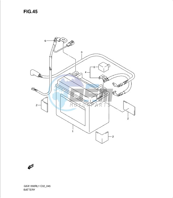 BATTERY (GSX1300RL1 E19)