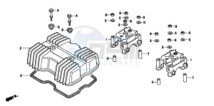 CMX250C REBEL drawing CYLINDER HEAD COVER