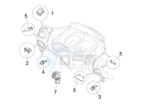 NRG 50 power DT drawing Selectors - Switches - Buttons