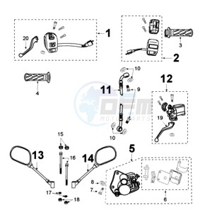 VIVA 3 L 4T A SPORTLINE drawing BRAKE SYSTEM