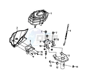 CROX 50 45KMH (L8 L9) EU EURO4 drawing DASHBOARD / METER CABLE  / WIRE HARNESS