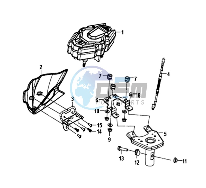 DASHBOARD / METER CABLE  / WIRE HARNESS