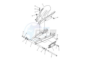 FZ6-SA FAZER 600 (ABS) drawing REAR ARM