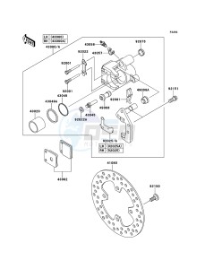 KVF360 4x4 KVF360ADF EU GB drawing Front Brake