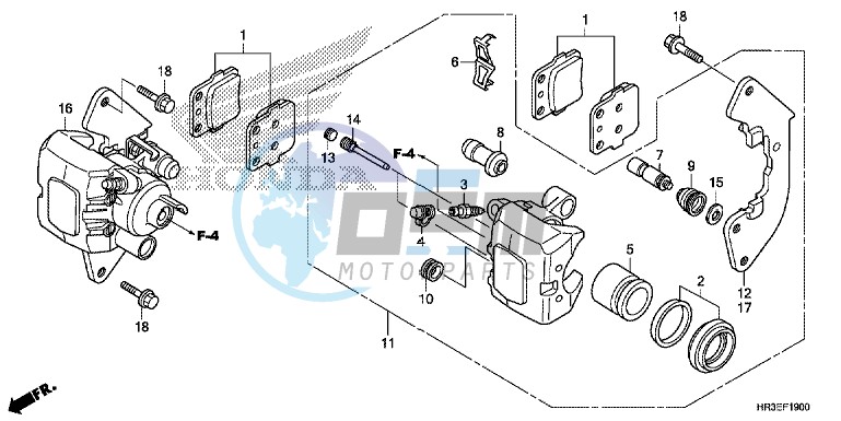 FRONT BRAKE CALIPER