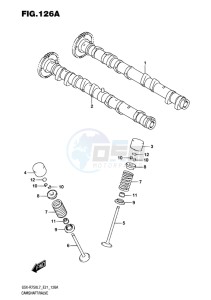 GSX-R750 EU drawing CAMSHAFT-VALVE