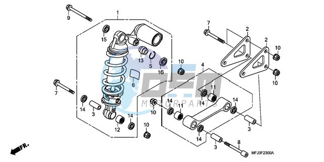 REAR CUSHION (CBR600RR)