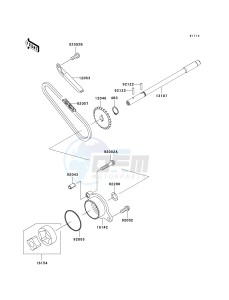 VN 900 C [VULCAN 900 CUSTOM] (7F-9FA) C9F drawing OIL PUMP