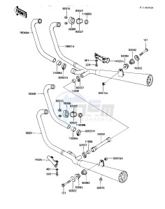 KZ 550 M [LTD SHAFT] (M1) [LTD SHAFT] drawing MUFFLERS