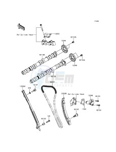 NINJA H2R ZX1000PFF EU drawing Camshaft(s)/Tensioner