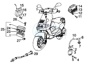 SKIPPER LX 125-150 drawing Electrical devices