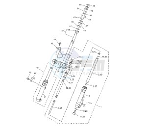 YN NEO'S 50 drawing FRONT FORK PAIOLI