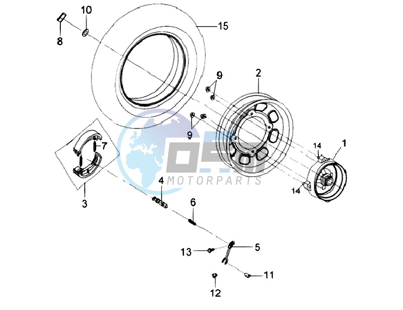 REAR WHEEL / CENTRAL STAND