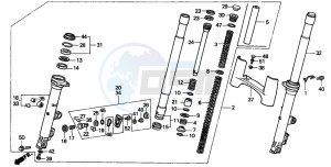 GL1500SE GOLDWING SE drawing FRONT FORK