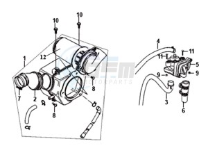 XS125-K drawing AIRFILTER