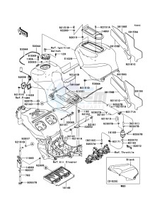 NINJA ZX-12R ZX1200B6F FR GB XX (EU ME A(FRICA) drawing Fuel Tank