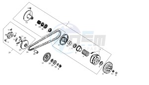 DFW - 50 CC VTHMA05A drawing CLUTCH